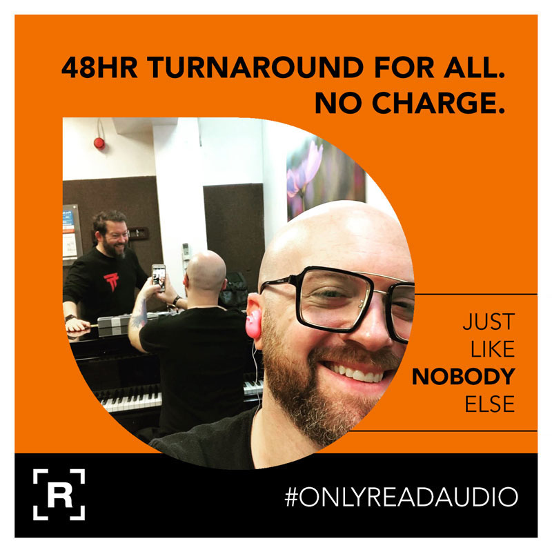 ReadAudio's tweet image. 48 hours from your order hitting the lab to being ready to ship. No express fees, no name-dropping, no needing to cash in a favour or knowing a guy that works there, just rock solid service for everyone.

#OnlyReadAudio
