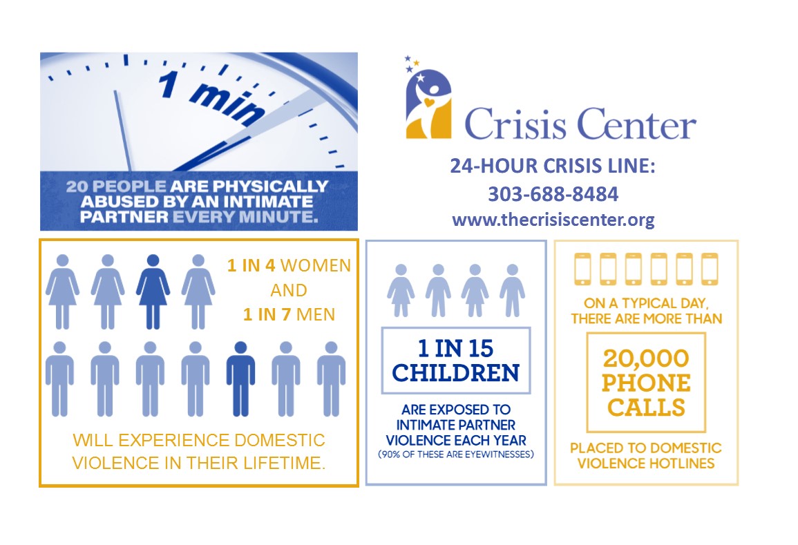 CrisisCenterOrg's tweet photo. We acknowledge Domestic Violence Awareness Month with the color purple–a color meant to symbolize peace, courage, survival, honor and a dedication to ending violence. We are here. Please call our 24-hour crisis line at 303-688-8484 if you or someone you know needs assistance. https://t.co/qq1O59Av7s