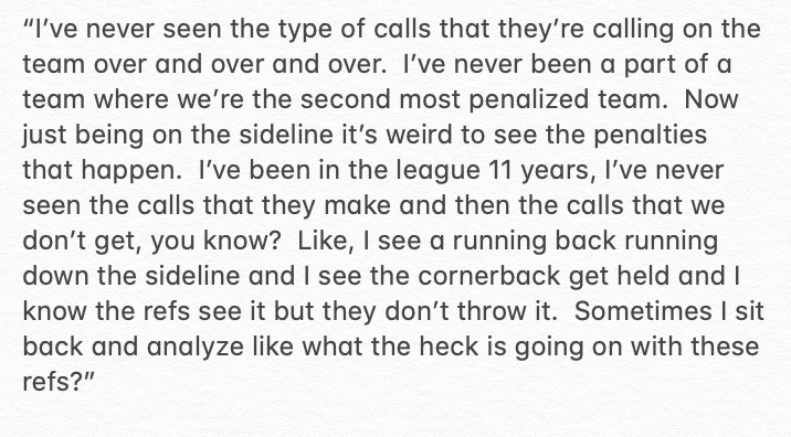 nick_underhill's tweet photo. Emmanuel Sanders said he’s never seen games officiated the way Saints games are officiated on UNINTERRUPTED’s ‘17 Weeks’ Podcast on SiriusXM/Pandora https://t.co/62Q2loDOG5