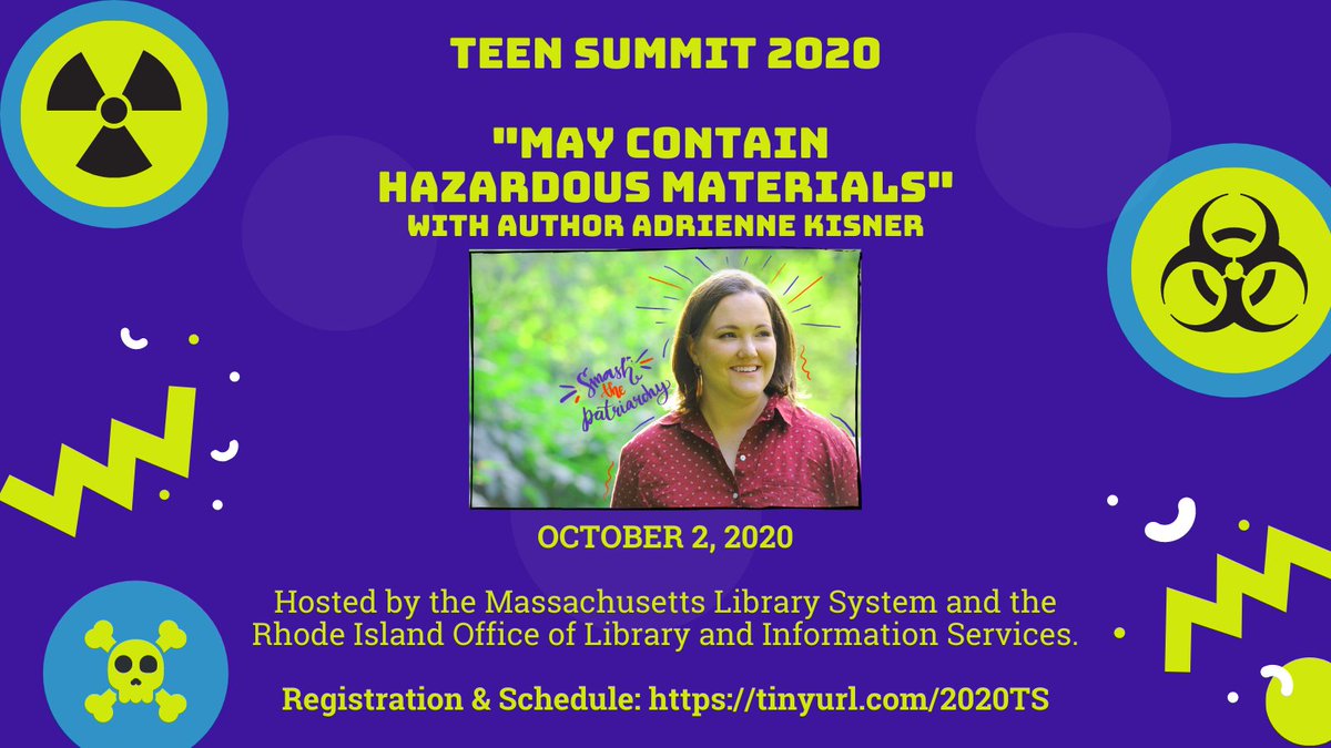 masslibsystem's tweet photo. 2 HRS UNTIL Teen Summit 2020! It's not too late to register. Join @olisri and us for a fun day of breakout sessions and keynote speaker @adriennekisner. We can't wait to see you there! https://t.co/meKGx2oYyI #LibraryTeen2020 https://t.co/mjPEMo62Z5