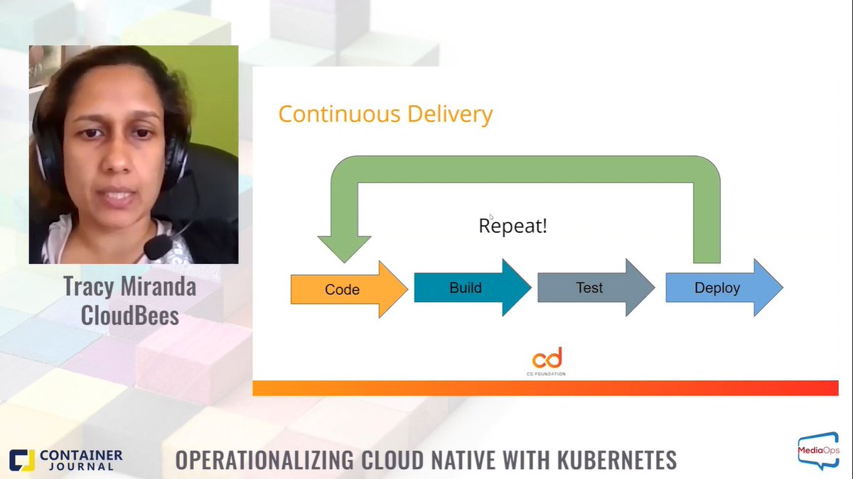 devopsdotcom's tweet photo. How do we accelerate CI/CD adoption in a rapidly changing tech landscape? Tracy Miranda, Director of Open Source Community @cloudbees, joins #CloudNativeVirtual today where she speaks about Continuous Delivery Foundation & the future of CI/CD!
Watch Now: https://t.co/tWjFCDi3s1 https://t.co/PNZBDubt6j