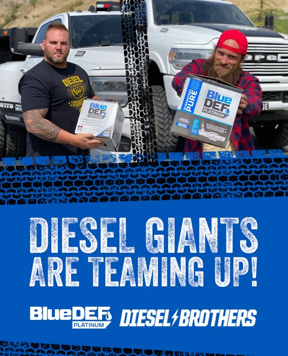 BlueDEFOfficial's tweet photo. It's official! #BlueDieselMovement https://t.co/y3P2Vo1Qbv