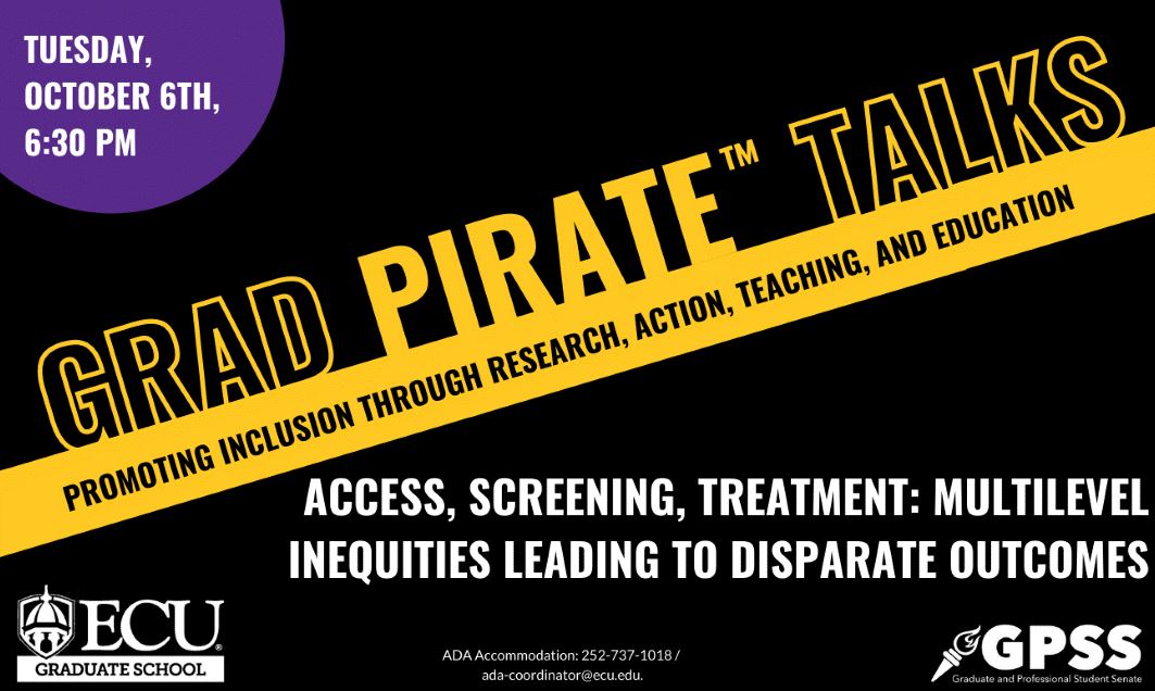 ScarlettHaoMD's tweet photo. If you missed this week's #GradPIRATE talk, you can catch me next week Tuesday 10/6! Anyone interested in #DEI issues and #cancercare is invited. Link: https://t.co/naVf7qPe9p @ECUGradSchool @ecugpss @ECUOED @ECUSurgery @BrodyDistinctly #GradPIRATETalks https://t.co/OnIEbSOeix