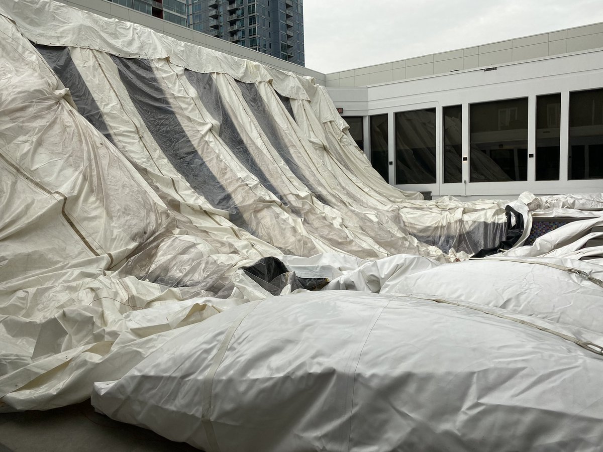Poolside by Hotel Arts (@poolsideyyc) on Twitter photo Things are starting to take shape as our team is now blowing air into the inflatable shelter <a href="/PoolsideYYC/">Poolside by Hotel Arts</a> as we prepare to put our ātoqueā on for the winter. It should be a balmy 24C inside the shelter even when itās chilly outside. hotelarts.ca/poolside/ #yycpatio Things are starting to take shape as our team is now blowing air into the inflatable shelter <a href="/PoolsideYYC/">Poolside by Hotel Arts</a> as we prepare to put our ātoqueā on for the winter. It should be a balmy 24C inside the shelter even when itās chilly outside. hotelarts.ca/poolside/ #yycpatio