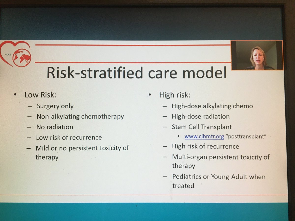 KibarYared's tweet image. How are you running your #Cardio-Onc survivorship clinic and how often are you testing them? Dr. Anne Blaes presents several models of care #vcos2020