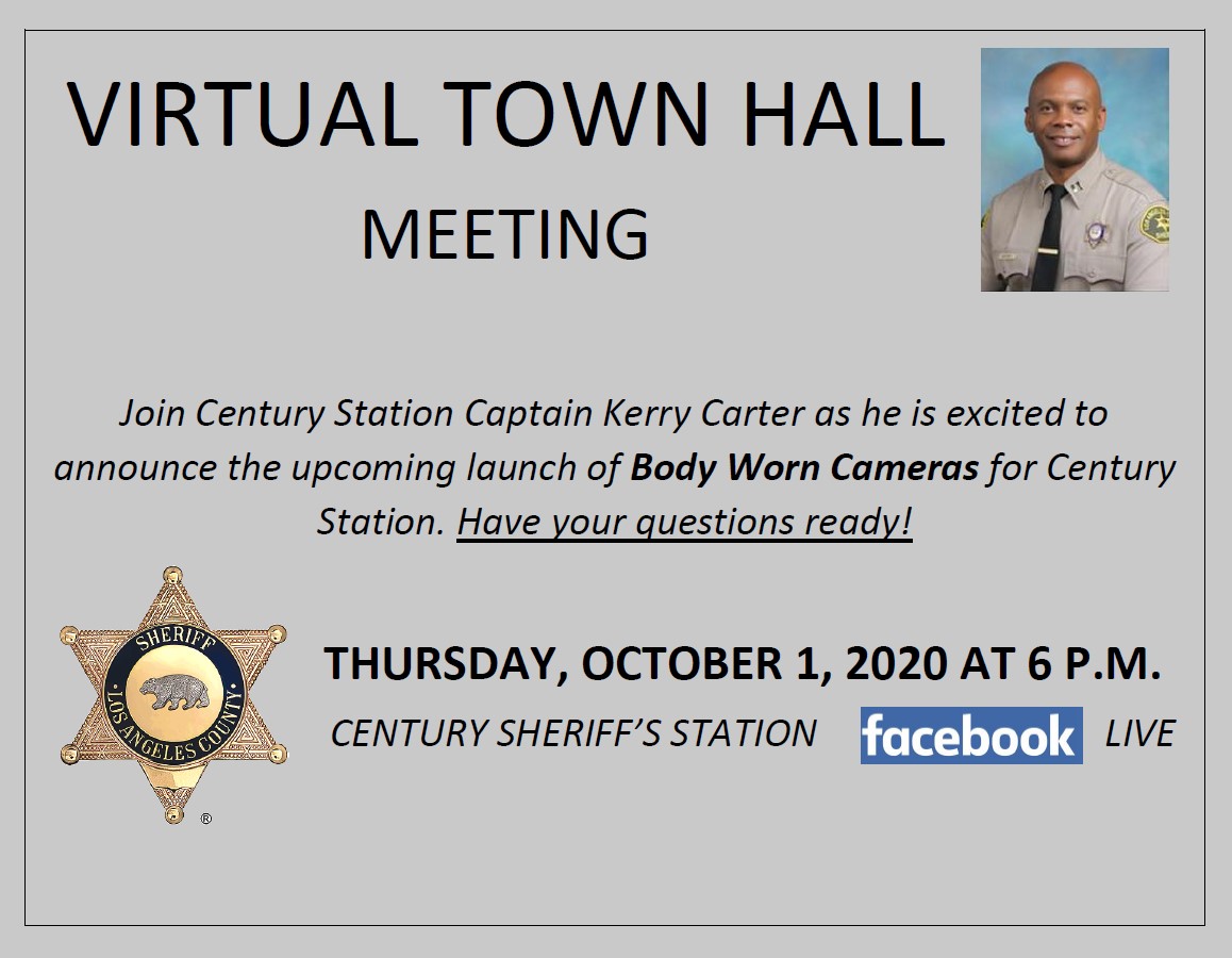 **Body Cameras!!*  Now that I have your attention, please join in on my town hall LIVE tonight at 6pm where body worn cameras will be discussed.  See you then! <a href="/MyLynwoodca/">City of Lynwood</a>