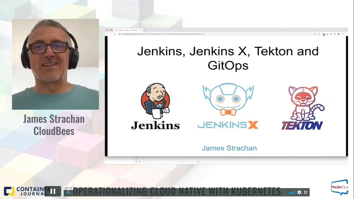 ContainerJrnl's tweet photo. Join Keynote James Strachan at #CloudNativeVirtual now as he demonstrates how application developers can use the best tool for the job: Jenkins, Jenkins X and/or Tekton. Watch Live Now at https://t.co/QHV4F9ouPD https://t.co/uRr41PaLQj