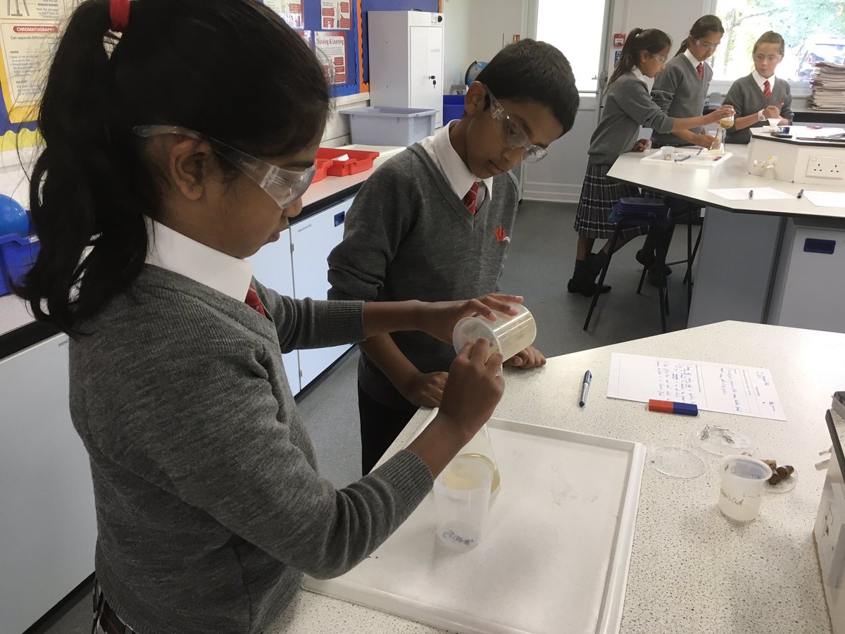 YMS_Science's tweet photo. Year 6 had a fun lesson applying their practical learning to separate ‘Alien Soup’. Could the filtrate be a solution? 😲#handsonscience #scienceskillsapplied #collaboration https://t.co/APFKe6LBWd