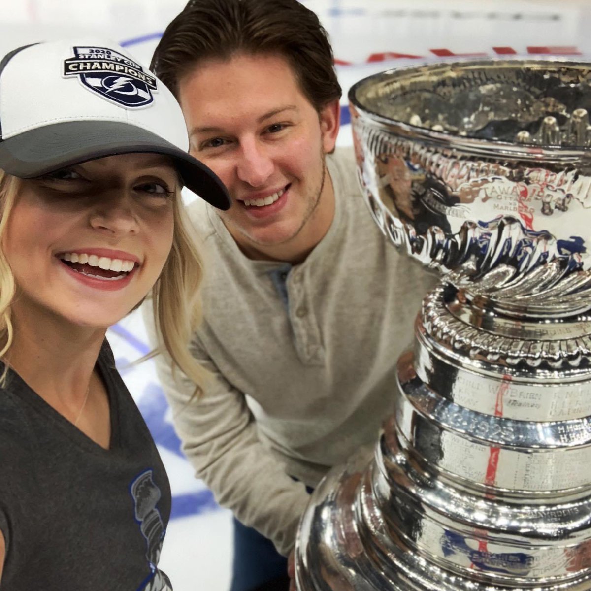 RealJoshFam's tweet photo. 'Cup-le' Goals #StanleyCup https://t.co/84gqZpMRJw
