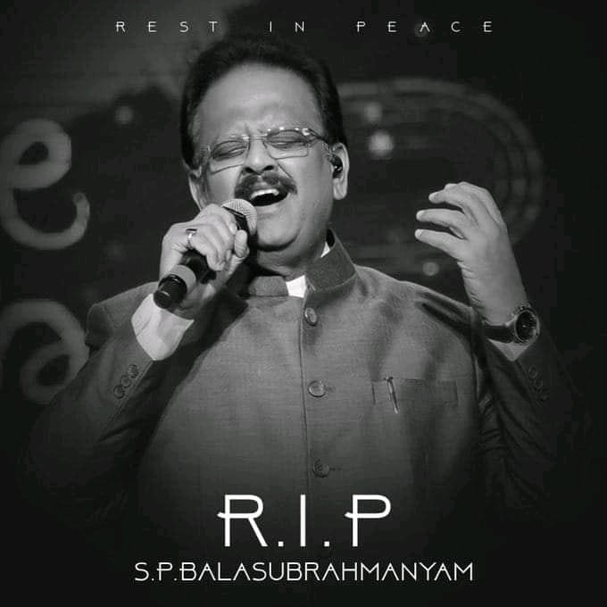 Sad to Hear about the demise of #SPBalasubrahmanyam Garu . He will Live Our Hearts Forever . Condolences to his family and friends . #RIPSPB 
-- #SudigaliSudheer ❤