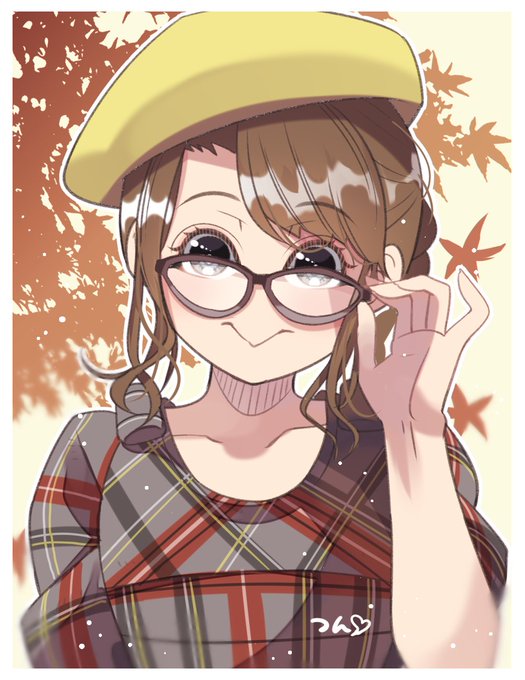 「looking at viewer plaid dress」 illustration images(Latest)｜21pages