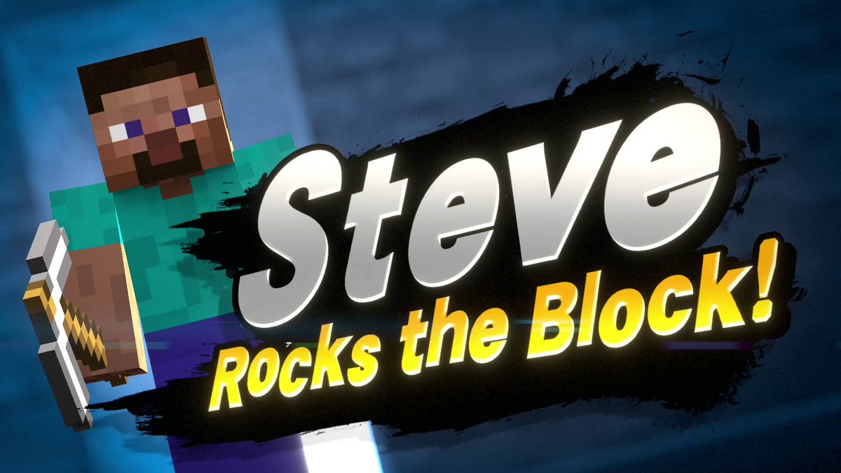 Nintendo Of America Steve And Alex From Minecraft Are Joining The Smashbrosultimate Roster Get Ready To Mine And Craft Your Victories On The Battlefield T Co Ctbnfenjee Twitter