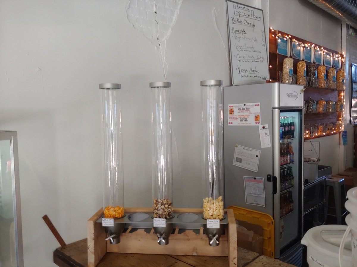 We now have 15 flavors that are self served sampling, with Movie Butter always able to be made for you, and usually more flavors behind the bar upon request!
