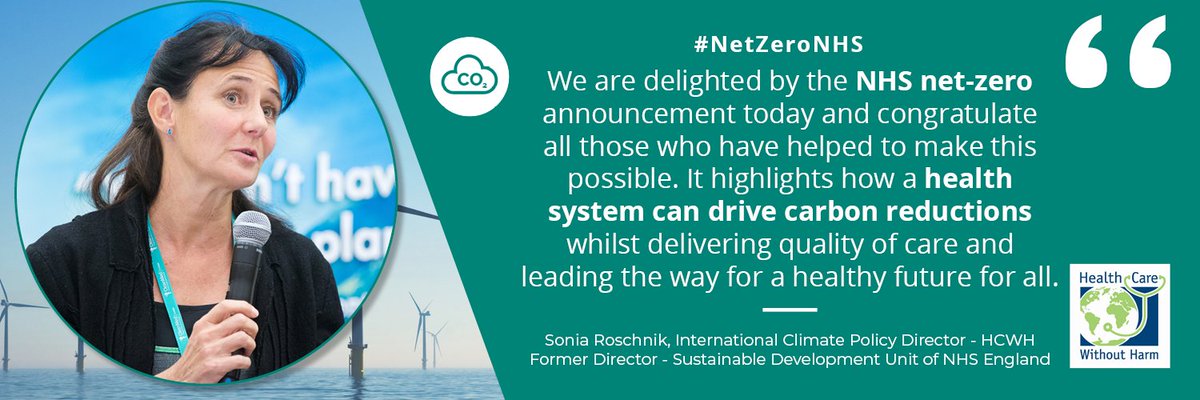 HCWHeurope's tweet photo. Years of work have led to today’s announcement, scaling up the ambition of several key individuals and organisations has culminated in NHS England becoming the first #health system to commit to #NetZero emissions.

https://t.co/qVqoCtoqX5

#NHSNetZero #ClimateAction https://t.co/sFsbN1ro2E