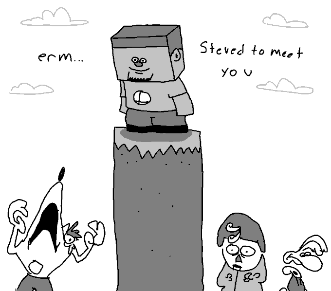 Erm... Steved to meet you

#Steve #Minecraft #SuperSmashBrosUltimate 