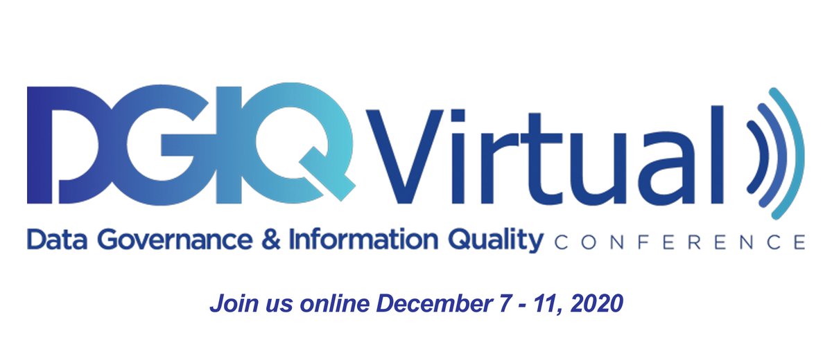 Be sure to use code DEBTECH for a 10% discount on tutorials at this year's #DataGovernance &amp; #InformationQuality Virtual Conference! Super Early Bird Pricing Ends this Friday! Learn more here: ow.ly/ra6d30rcC0f #DGIQ