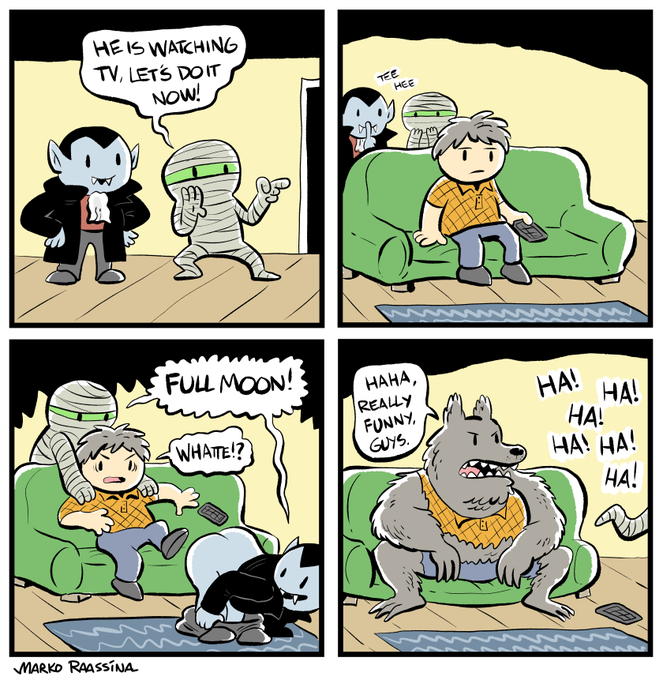 Comictober Day 1 - Werewolf 
