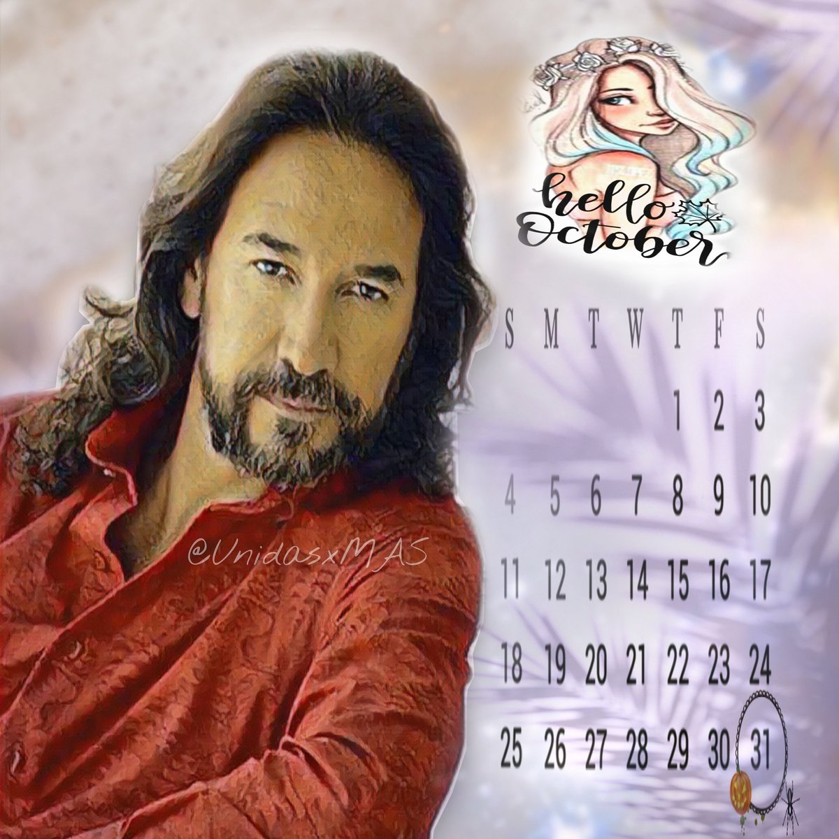 UnidasxMAS's tweet photo. #BienvenidoOctubre
🦋🍁🎶💐🌹
#WellcomeOctober
✨🦋💖
@MarcoASolis
.
#MasUnidosQueNunca https://t.co/wNsivHsALi