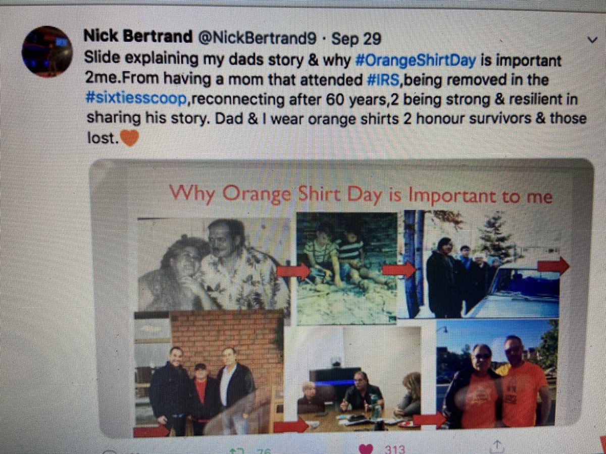 vanderclass's tweet image. In my land acknowledgment this morning- I shared my friend, @NickBertrand9 twitter post about why #OrangeShirtDay is important to him and used @nativelandnet to learn about the land and territory of Haudenosaunee nations. @DesmondHDSB @HDSBEquity #FNMIed