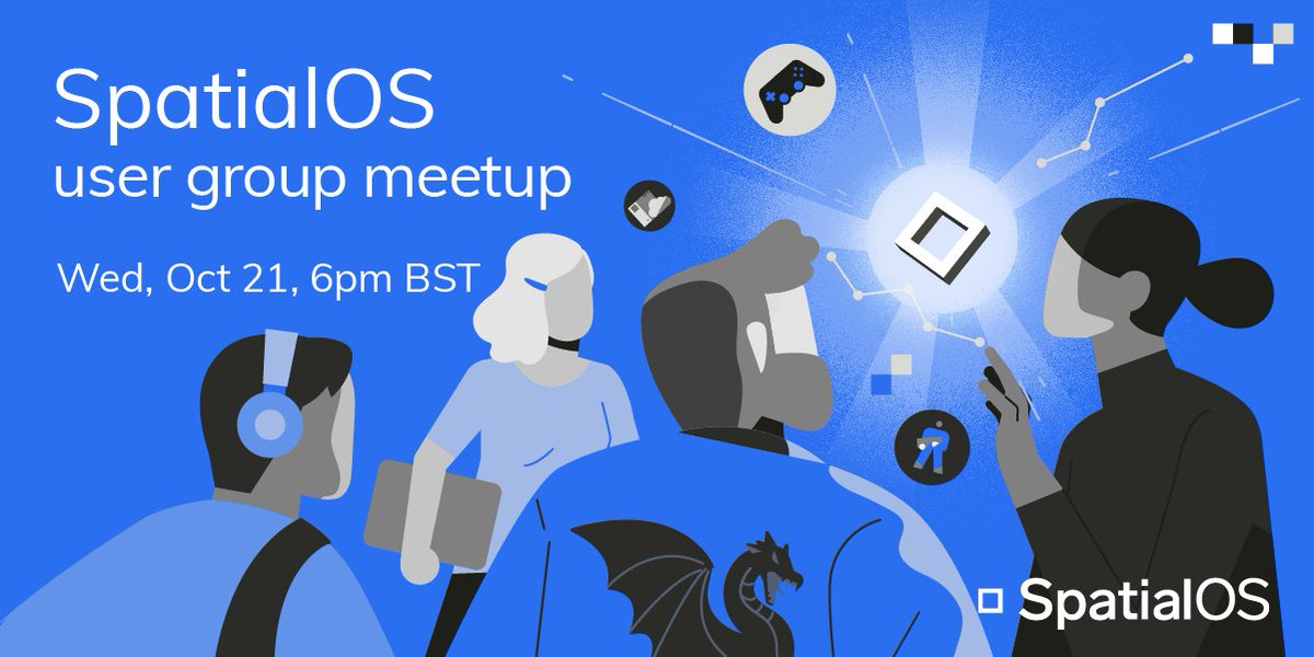 Improbableio's tweet image. Come join us on October 21st for the first-ever #SpatialOS user group meeting! Learn about the latest updates and hear first hand how developers are using SpatialOS.

Find out more and register here: bit.ly/33i84nx
#Tech #TechMeetups #DeveloperCommunity