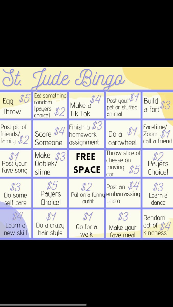 ESA_PhiAlpha's tweet photo. Accepting venmo and cash app! Just reach out and help a great cause!! #ballstate #bsu #esa #epsilonsigmaalpha #stjude #bingo https://t.co/j3ZIgLEgpv