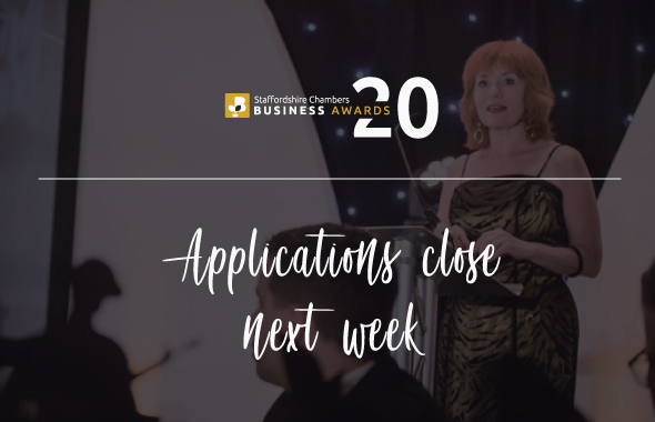 Applications for #staffsbizawards close next Friday. Don't miss the chance to celebrate the great work you and your staff members have been doing over the last 12 months.
 
Any business from Staffordshire can enter free of charge. Enter here: bit.ly/30mE5cv