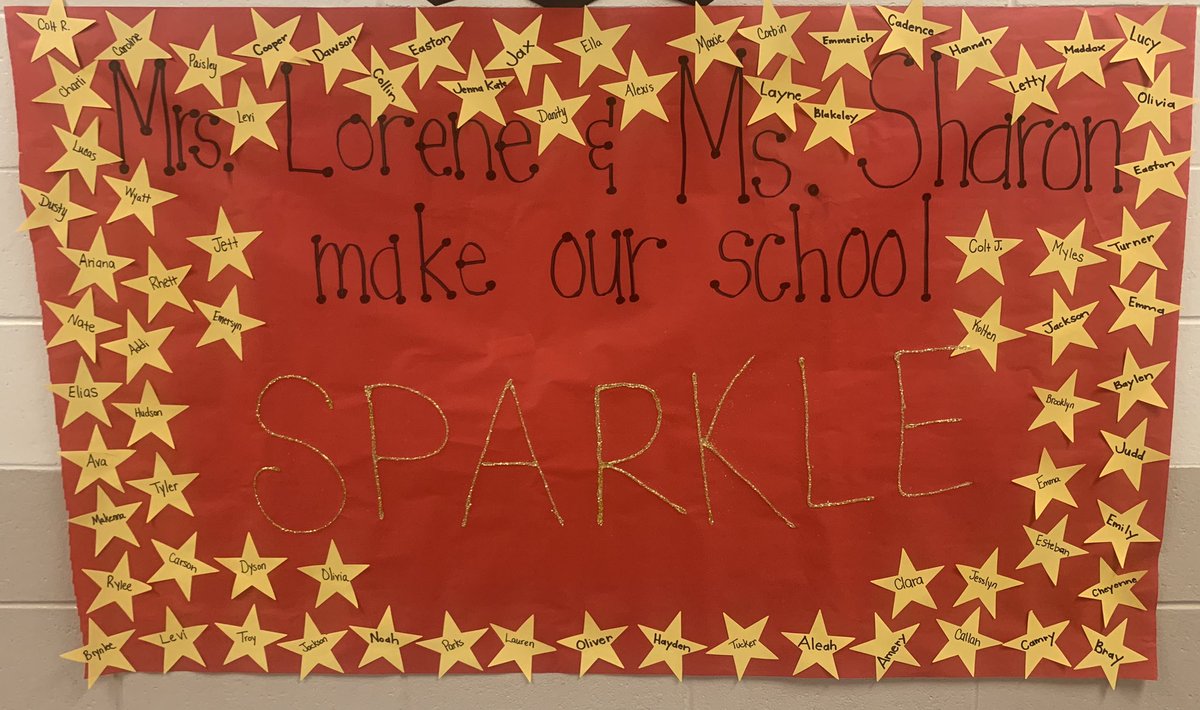 CCPSHENCLASS's tweet photo. K Pod 1 is thankful for our #SchoolCustodians at @cullmanprimary They make our school ✨SPARKLE✨ #CCPSBest #Bearcats #NationalCustodianDay https://t.co/GcnWq75N3Z