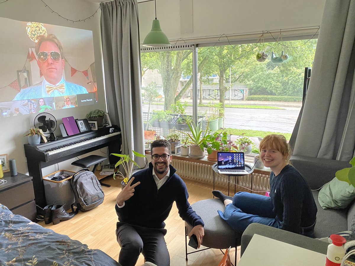 MadiAinsworth's tweet photo. Having a ball celebrating 5 years of the @RMUtrecht from home #partyfromhome https://t.co/ge7NwDLbA9