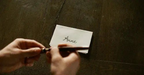 he realizes "you're the fond object of my affection and my desire. You and you only are the keeper of the key to my heart". And he wrote it without knowing that Anne loved him back...he was aware about his feelings now, he accepted he loved Anne but he didn’t think ab