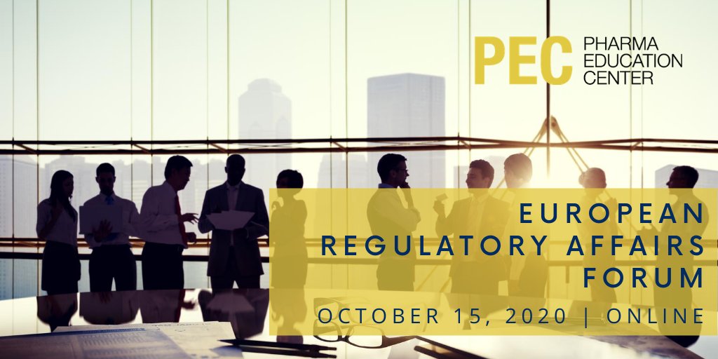 PharmaVoice's tweet photo. @pecpharma invites Regulatory Affairs professionals from #Pharma Companies to join the “#EUROPEAN #REGULATORYAFFAIRS #FORUM”, which will take place on October 15, 2020 #ONLINE
Agenda: https://t.co/Qih6IuWcP7
Registration: https://t.co/pIA5ll7pv4
#EURA2020 #pharmaindustry #RA https://t.co/UOTB8sVsoj