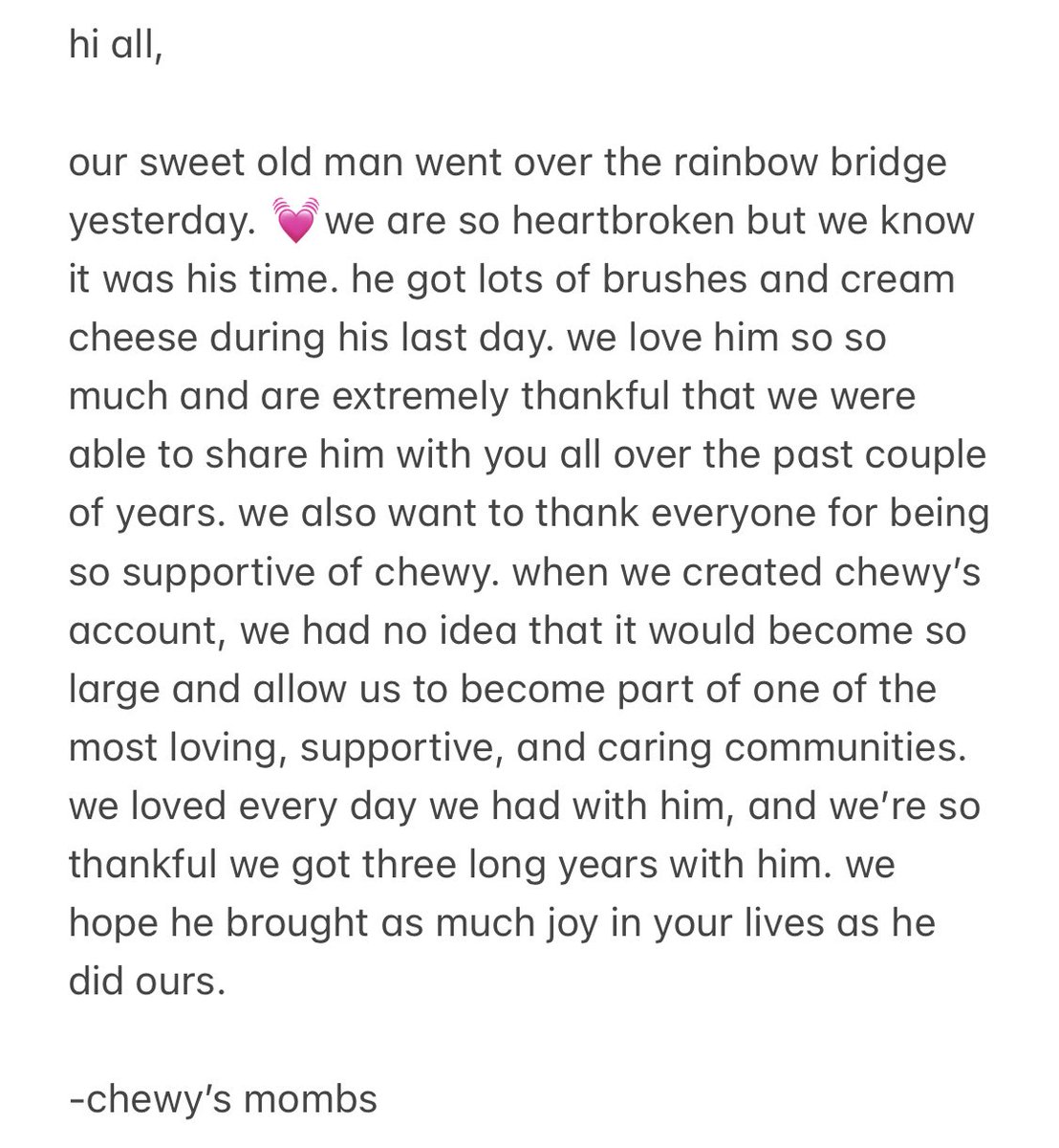 chewy tweet media