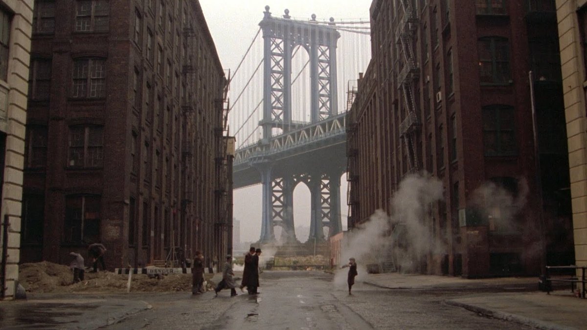 Once Upon A Time In America. Some legendary scenes, fantastic imagery. Sergio Leone one of the greatest, the music  Story about regret mostly, and it de-romanticized being a gangster. This movie was so hard on women, hard to watch quite a few scenes, really fucked up. 