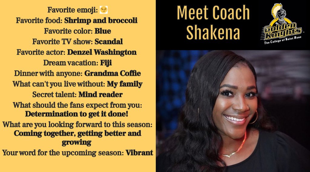 Meet Coach Shakena!