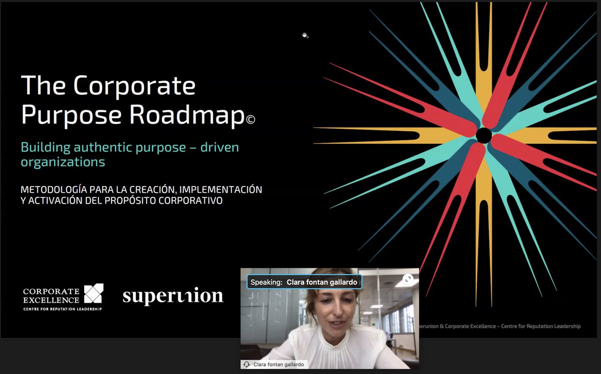 CE4reputation's tweet photo. ¡Llegó el momento! 🤩

The Corporate Purpose Roadmap®: Metodología para la creación, implementación y activación del #propósitocorporativo

Presentan 🗣

@clarafontang, Director of Intelligence &amp; Knowledge, @CE4reputation 

Almudena Clemente, Head of Strategy de @SuperunionHQ https://t.co/bu1thpDKTH