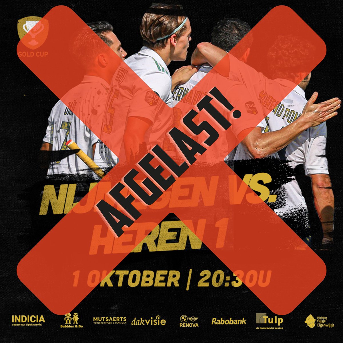 𝗔𝗙𝗚𝗘𝗟𝗔𝗦𝗧!

Helaas is de uitwedstrijd van Heren 1 tegen Nijmegen Heren 1 afgelast.