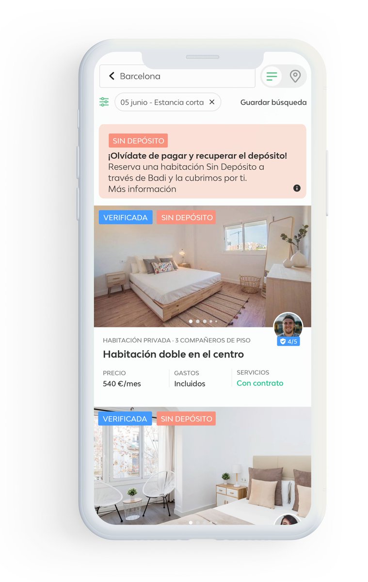 Ya es posible alquilar una habitación sin tener que pagar un depósito. Orgulloso del equipo <a href="/badi/">badi</a>  por lanzar un servicio que ayuda a eliminar (parte) de las ineficiencias del mercado inmobiliario convirtiendo el alquiler en una opción más asequible para el consumidor. Empezamos
