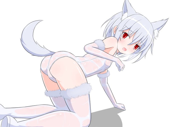 おまけ
性奴隷として調教されたノエは魔法によって一時的に半獣人にされてしまった。体が疼く。普段、少しえっちな気分になってつい体を慰めてしまう時の発情とは比にならない強烈な発情。心臓が高鳴り、体中に汗が滲み、割れ目からトロトロの愛液が流れ出る。交尾がしたい・・・。本能のまま、満足ゆ 