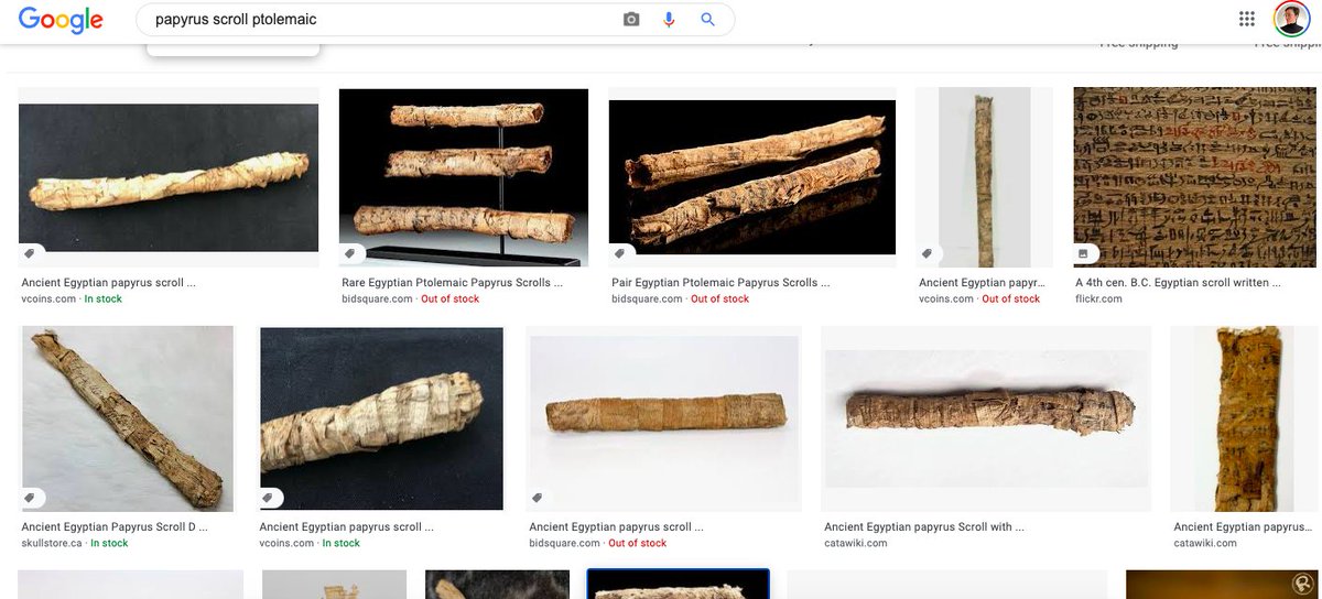 Search Google Images or Shopping for Egyptian papyrus scroll, and you'll find a myriad of these trash taquitos.