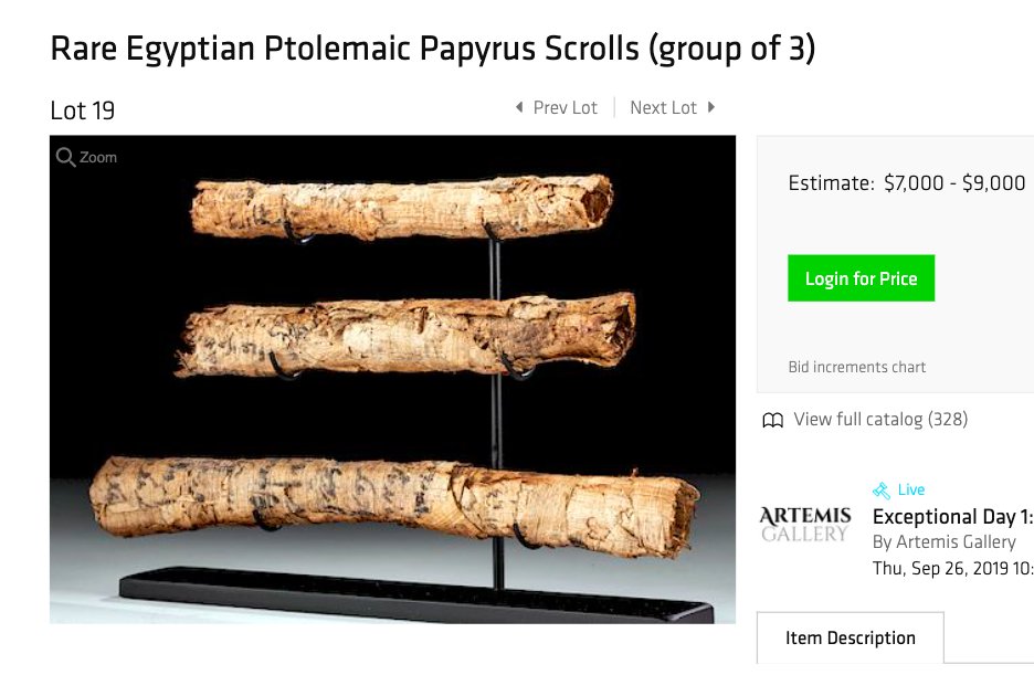 Search Google Images or Shopping for Egyptian papyrus scroll, and you'll find a myriad of these trash taquitos.
