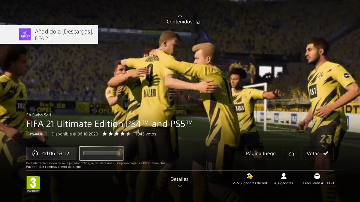 EA Play ha petado pero desde la Store se puede descargar #FIFA21.

¡Vamos! 💪🏼