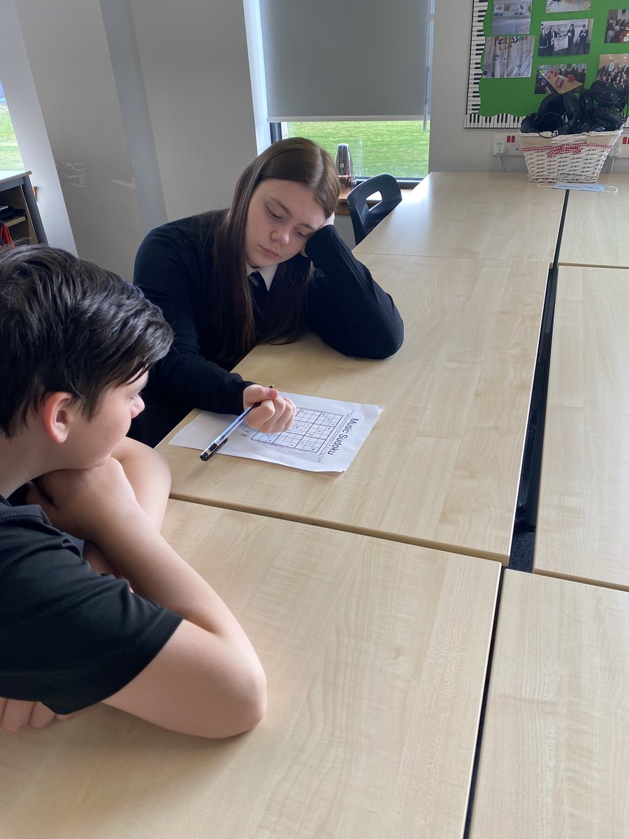 music_cvhs's tweet photo. We were using our numeracy skills in music again today! S3 were working on a musical sudoku puzzle &amp; S1 were learning about dotted note values as well as creating musical sums! 🎶✖️➕➗🎶 #NumeracyInMusic #MathsWeekScot #teamCVHS @ClydeValleyMath @mathsweekscot @ClydeValleyHS https://t.co/AbagI3nDhR