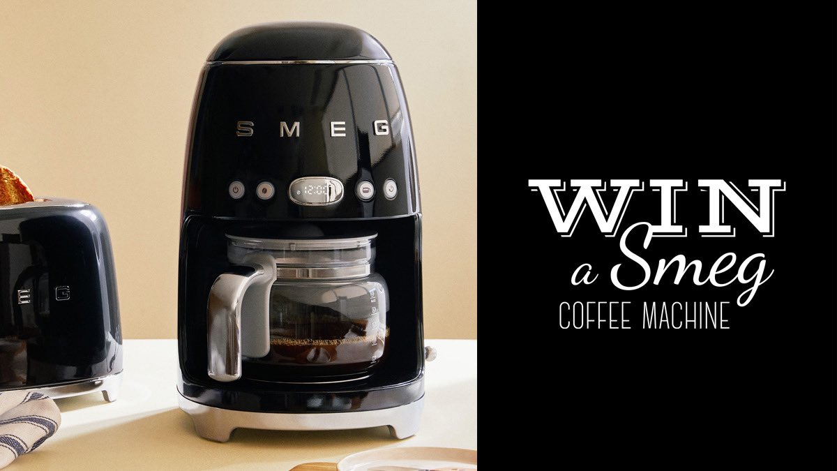 SMEG Drip Filter Coffee Machine, Black –