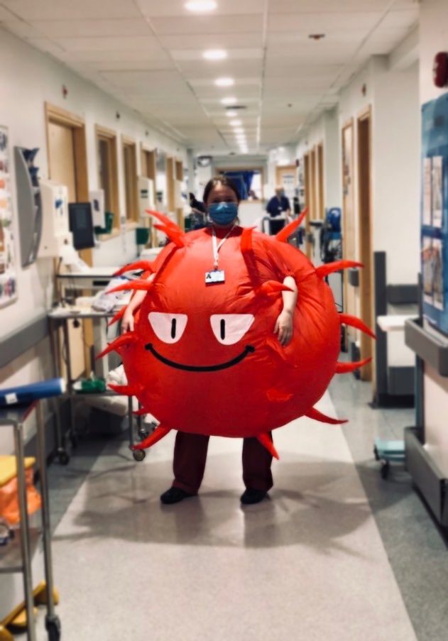A7’s Flu Jab Campaign has officially started 💉💉 SR Rachel has been promoting the flu jab today, catching people’s attention dressed as the Flu virus itself🦠🦠<a href="/LOUHEY/">LOUISE HAMILTON</a> <a href="/SueWhit73224135/">Sue Harrison 💙</a> <a href="/MagicsjbSarah/">Sarah Burgess</a> <a href="/Caroline0511/">Caroline wilson</a> <a href="/Narinde40612684/">Narinder Saini</a> <a href="/himynameisjaneg/">Jane Grimshaw</a>