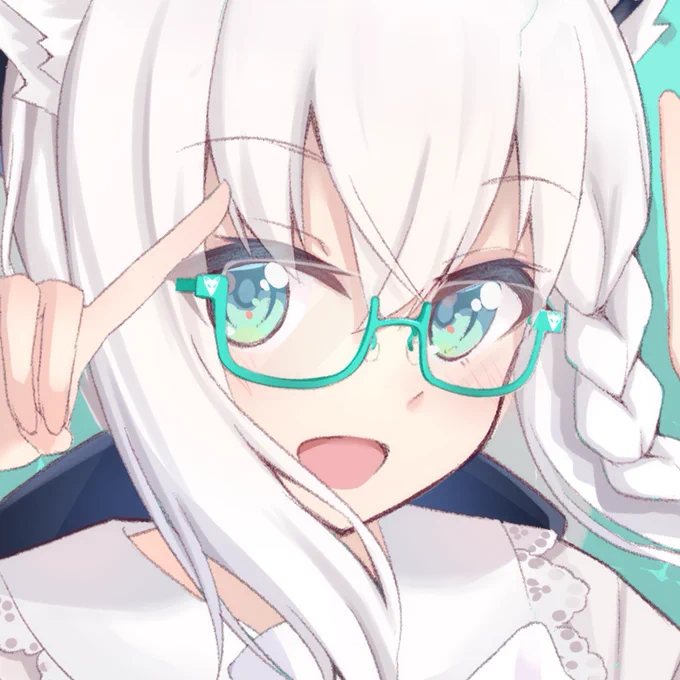 めがねフブキちゃん!!
#白上フブキ #絵フブキ 