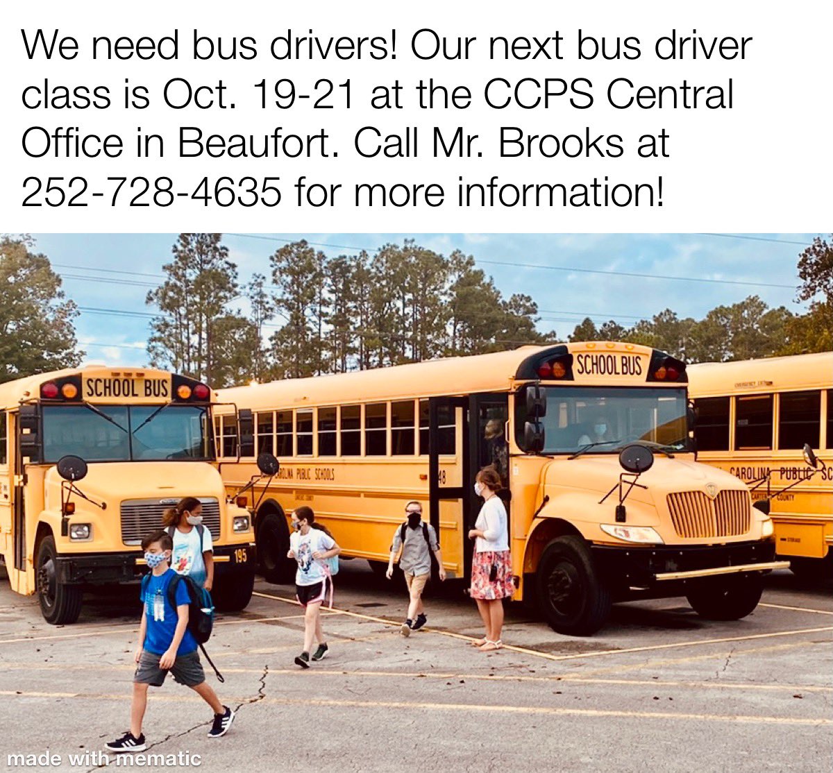 cpcprincipal's tweet image. #schoolbusdriversrock #CCPSed #thecreekBCMS