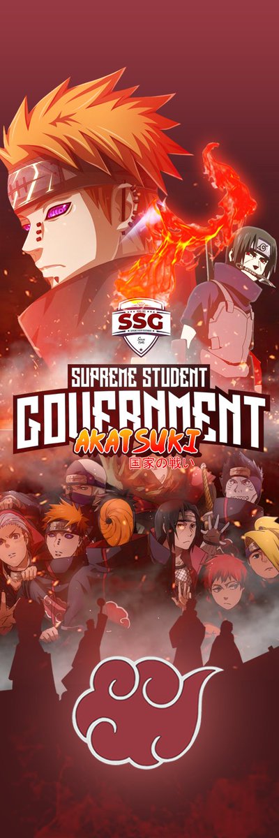 IbedSsg's tweet photo. Coming from different lands and renowned as an adversary, we,  the Akatsuki, will bring the hidden lands to peace and unity amidst diversity. https://t.co/T3uVvWi3si