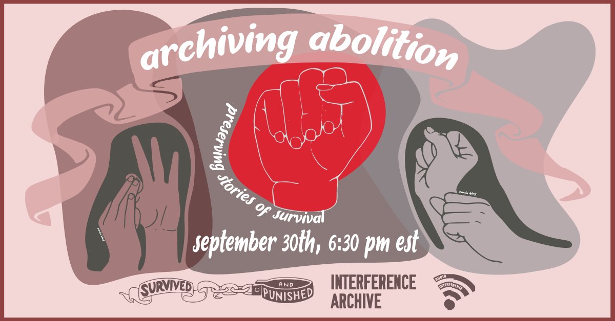 survivepunishNY's tweet image. We wanted to give a special thank you to our promotional partners for LAST NIGHT&apos;s #FreeSurvivors launch event! Thank you for supporting our work and our newsletter + the #AudioInterference @InterferenceArc podcast launch! #FreeThemAll #FreeThemNY