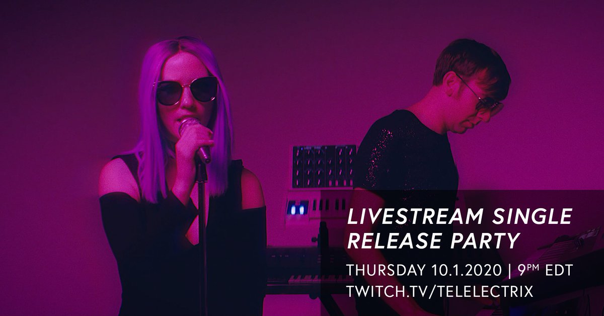 telelectrix's tweet image. Join us and @publi_sist tonight on Twitch as we celebrate the digital release of 'Strobe'. We'll play a few songs live from our studio, and we'll talk about the track and what inspired it. 9 p.m. EDT.

facebook.com/events/3752749…