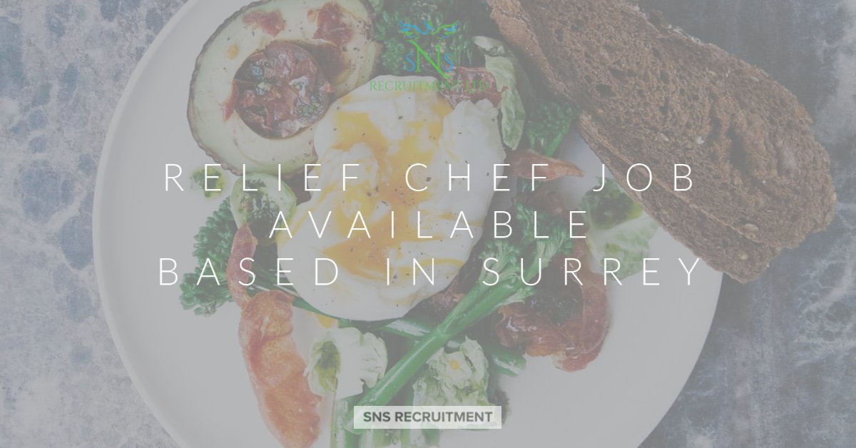 SnsRecruitment's tweet image. SNS Recruitment are currently looking for relief chefs based in Surrey, East Molesey.

This job advert is for a specific assignment but we are also looking for experienced chefs to join our agency to undertake future assignments.

Apply online: snsrecruitment.co.uk/job/relief-caf…
#reliefchef