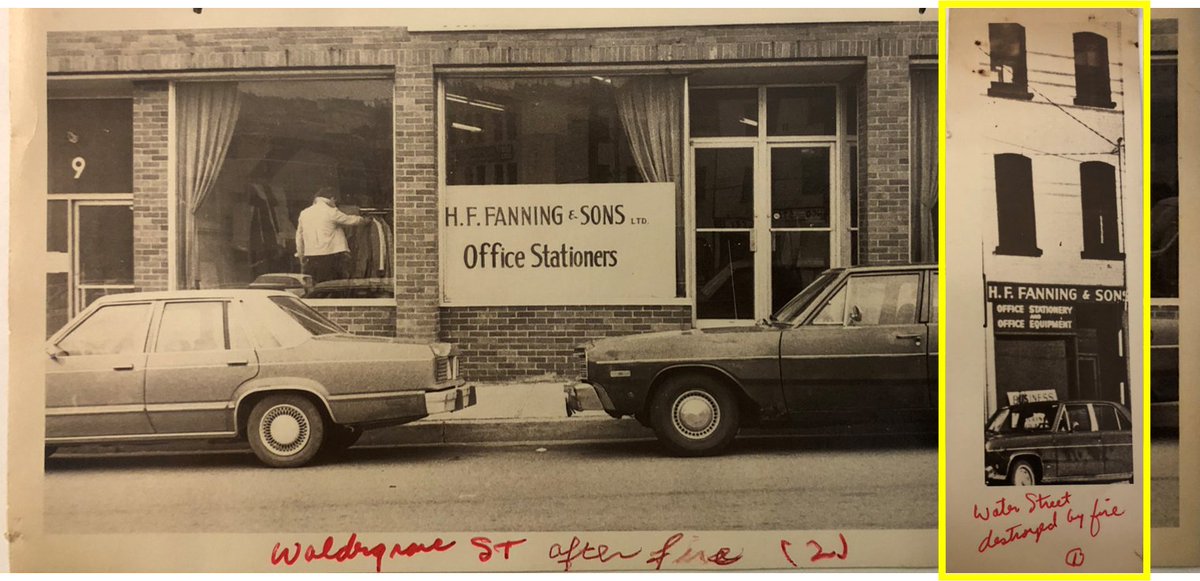 TBT Jack O'Dwyer bought HF Fanning &amp; Sons Ltd in June 1968 at the Water St., St. John's NL location. In May 1972 Water St was destroyed by fire. Fanning’s relocated the next week to Waldegrave Street until 1974 when Fanning’s purchased Holdsworth St #supportlocal #staplesbizcan